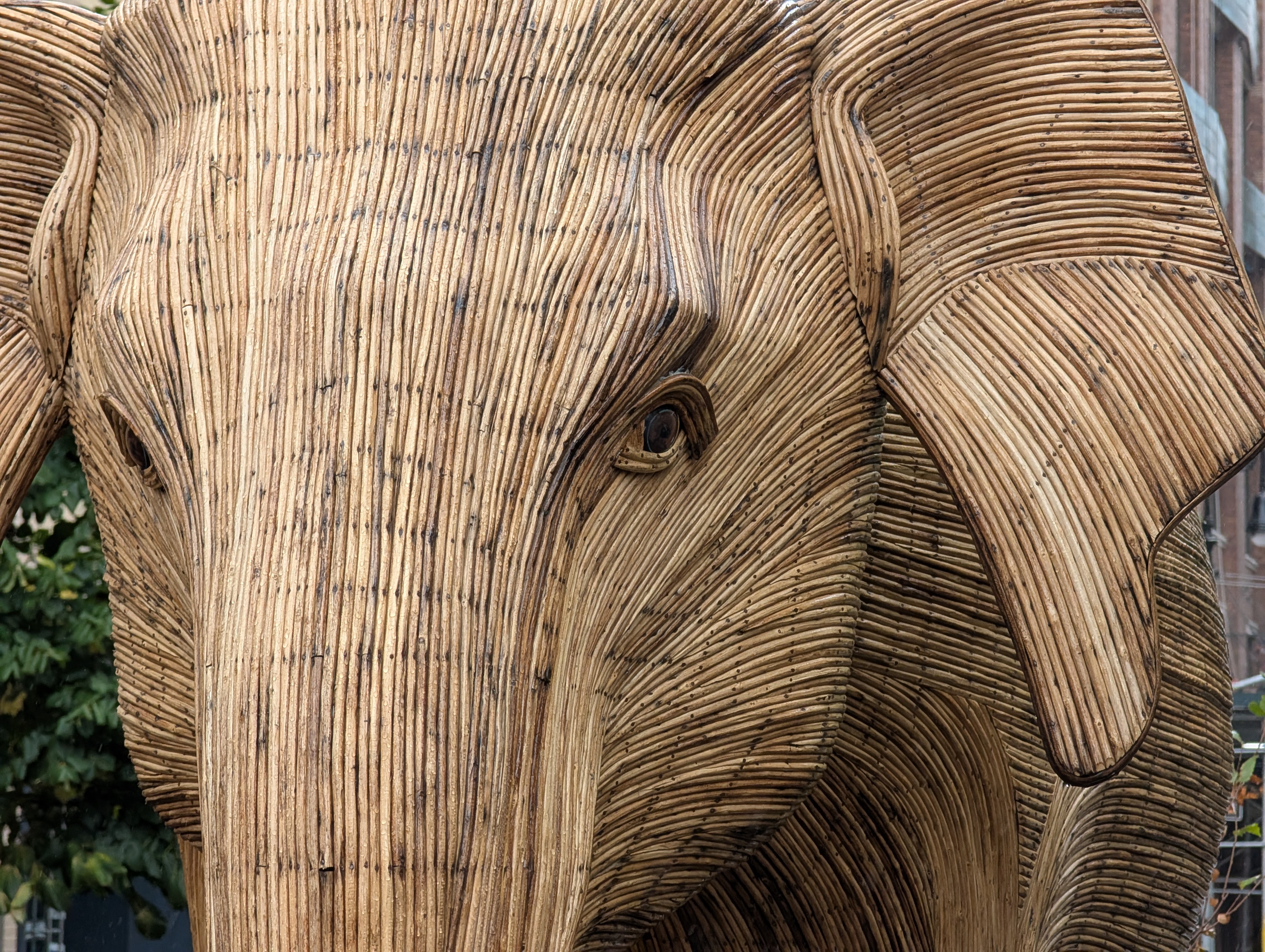 Stampede! Elephants made of weeds charge through New York City